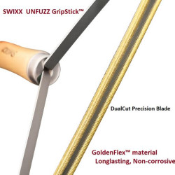 SWIXX  UNFUZZ GripStick™ – Odstranjevalec muck z DualCut GoldenFlex rezili