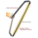 SWIXX  UNFUZZ GripStick™ – Odstranjevalec muck z DualCut GoldenFlex rezili